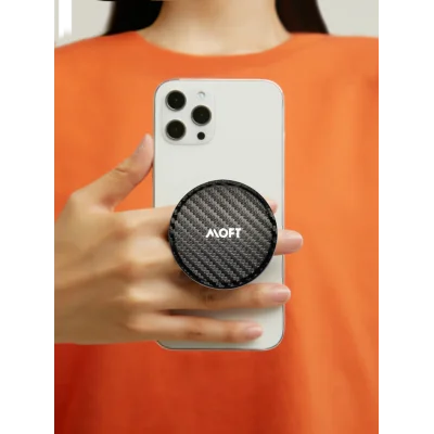 Moft O-Snap Phone Stand and Grip - Carbon Fiber